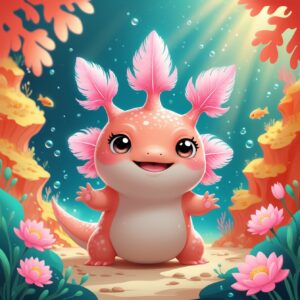Aquatic Friends Vol.1 – Ausmalbuch für Kinder (PDF)